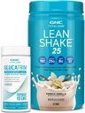 GNC Total Lean GlucaTrim - 120 Cápsulas (60 Servings) + GNC Total Lean ; Lean Shake 25 Protein Powder ; Alta Protein Replacement Shake ; Baunilha Francesa ; 16 Servings