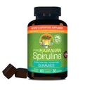 Nutrex Hawaii Spirulina - Cultivado fora em Kona Hawaii - Suplemento Natural Superalimentar (60 Count, Gummy)