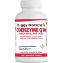 Coenzima Q10 alta potência COQ10-40mg UBIQUINOL para cães (120 tabs) Made in U.S.A. CoQ10 para cães