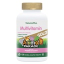 NaturezasPlus Animal Desfile Ouro Multivitamin Mastigações infantis - Melancia sabor - 120 Animal-Shaped Comprimidos, Pacote de 2 - Vitamina D3, K2 & Probióticos - Vegan, Gluten Free - 120 Total Servings