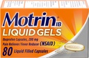Motrina IB Ibuprofeno 200mg Gels Líquidos, Ibuprofeno Reliever Dor e Redutor de Febre para Adultos, Alívio da Artrite Menor Dor, Dores musculares, Dor de cabeça, Cãibras Menstruais e Dor nas costas, 80 ct