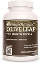 Nutrição de Remedy Folha de Olive (1.000 mg), 60 Cápsulas Vegan Suplemento Dietário de ervas (Dois meses de fornecimento)