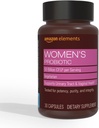 Elementos Um Probiótico Diário da Mulher, Suporte Trato Urinário e Saúde Vaginal, 50 bilhões de UFC (7 cepas), Lactobaccilus e Bifidobacteria mistura, 30 Cápsulas