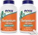 Agora Selenium 200mcg Cápsulas, Contagem de 300 (Pacote de 2) - L Selenometionina Suplemento Mineral para Mulheres e Homens - Veg Caps, Não-GMO, Vegan Friendly, Leves-Free