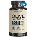 VINATURA Hydroxytyrosol Supplement, Olive Leaf Extract - 40% Hydroxytyrosol Olive Fruit Extract, 50% Oleuropein Olive Leaf Extract Cápsulas - 60 Cápsulas