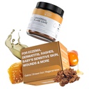 MyMagicHealer Universal Flare Care (Livre de Óleo Essencial) Alivio para erupções cutâneas, Eczema, Psoríase, Hidradenite Supurativa, Impetigo, Dermatite, Cuidado com Feridas, Pele sensível w/ Própolis & Yolk ovo 4 onças