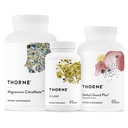 THORNE - Trio de bem-estar essencial - Suporte de metilação + CitraMate de magnésio + Vitamina D-5000-60