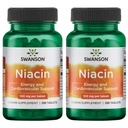Swanson Niacin (Vitamina B3) - Suplemento Vitamina Suportando Saúde do Coração e Metabolismo Carboidratado - Promove Produção de Energia Natural - (250 comprimidos, 100 mg NE Cada) (2 embalagem)