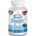 40-em-1 Brain Booster Supplement for Focus, Memory, Clarity, Energy □ Advanced Vitaminas Plus eBook □ para homens e mulheres, Função cognitiva de suporte nootrópico com DMAE, Mend Health Formula