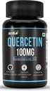 Quercetin 100mg Cápsulas - Standardized to 95% - Suplemento Altamente Purificado e Biodisponível