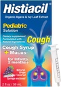 Histiacil Organic Agave Jarabe para TOS, Infants 2 Meses e Idosos, Tosse + Alivio de Mucus Made with Agave & Ivy Leaf Extract, Fórmula Pediátrica para Crianças durante o dia Mucus Grape Flavor, 2 fl oz