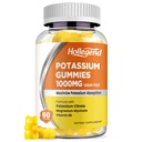 Pastilhas de potássio 1000mg, Maximizar Absopção de Potássio Mistura com vitamina B6 Magnésio, Suplemento de Citrato de potássio para Adultos, Açúcar Livre, 60 Contagem