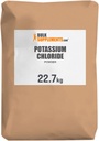 BulkSupplements.com Cloreto de potássio em pó - Substituto de sal de cloreto de potássio - Sem glúten, 200mg por serviço, 22,7g (50 lbs) (Pacote de 1)