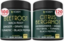 Cápsulas de Raiz de Beterraba e Suplemento Citrus Bergamot