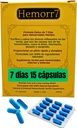Hemorr7: 7Dias 15 Cápsulas Herbal Hemorróide Detox Fórmula,Fórmula Herbal para desintoxicar las hemorroides Durante 7 días
