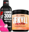 PROSUPPS L-Carnitine 3000 Estimulante livre líquido tiros (31 Servings, Dragon Fruit) e Mr. Hyde assinatura série pré-trabalho energia em pó bebida (30 Servings, Laranja) pacote