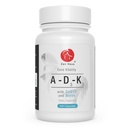 Suplemento de vitamina ADK com antioxidantes de rede - A, D3, K2 (MK-7 Não-Soy) e E com CoQ10 e ácido alfa lipoico - para visão, ossos fortes e dentes, e suporte imunológico - D3 5000 iu Complexo