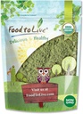 Comida para viver em pó de Alfalfa orgânico, 4 Onças – Não-GMO, Feito de folhas frescas secas inteiras jovens, Vegan, Bulk, Ótimo para cozimento, Sucos, Smoothies, Chá & Bebidas. Boa fonte de fibra alimentar & proteína