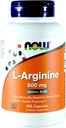 Agora Alimentos Arginina 500mg, 100 Cápsulas (Pack de 2)