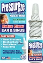 Pressureze Todos Natural Preservative-Free Sterile Nasal Spray para crianças - rápido alívio Nasal Spray - para Sinus Allergies & Congestion □ 130 Sprays, 18 ml