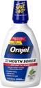 Rinse de boca antiséptica de Orajel, 16 Oz Fluido
