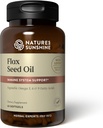 Óleo de semente Sunshine da natureza, 60 Softgels, excelente fonte de ácidos gordos saudáveis do coração, contém lignans que ajudam a aumentar a imunidade e apoiar a saúde da mama e da próstata