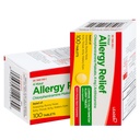 Líder 4 horas Alergia Alívio, Comprimidos de Maleato de Clorfeniramina, Anti-histamínico, 4 mg, contagem de 100, embalagem de 2