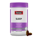 Swisse Sleep Cápsulas de Raiz Valeriana Extrato de Raiz Valeriana + Magnésio + Alcaçuz + Lúpulo + Melatonina Suplemento de Sono de Ervas Grátis □ Ajuda a aliviar a tensão nervosa