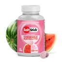 Eletrolítico SaltStick FastChews - 120 Eletrolitos mastigáveis de melancia - Comprimidos de sal para corrida e hidratação, Eletrolítico Chews - 120 Contagem