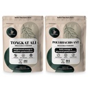 Jungle Powder Tongkat Ali para homens 200:1 Extrato 282 Servings, Black Ant Powder 30:1 94 Serve 5 onças de enchimento grátis Longjack Root & Black Ant Suplemento tradicional Mens apoio de saúde para unidade