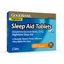 GoodSense Sleep Aid Doxylamina Succinate comprimidos, 25 mg, 32-conta, Nighttime Sleep Aid para ajudá-lo a dormir