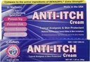 Creme anti-Itch com bloqueador de histamina, 1,25 oz