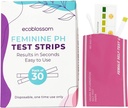 Ecoblossom Vaginal pH tiras para mulheres - Cheque pH Balance - Monitor Bacterial Vaginose BV Tratamento - Prevenir Infecção de Levedura ITU - Resultados rápidos precisos, Poch individual selado (30 Contagem)