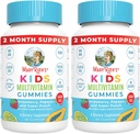 MaryRuth Orgânicos Crianças Gummies multivitamínicos 2 Mês de Abastecimento de Açúcar Livre de Crianças e Crianças Idades 2+ Vitaminas Essenciais C, D3, Zinco , 60 Contagem