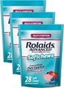 Rolaids Advanced Antiácido Plus Anti-Gas Softchews, 28 Contagem, Berry misto, Azia e alívio de gás (Pacote de 3)