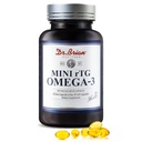 Dr.Brian Fish Oil Supplement 130 Softgel, Altamente Absorvido rTG Mini Omega 3 Fish Oil Cápsula com EPA / DHA ácidos gordos Vitamina D E, 500mg rTG Omega-3 apoiar coração Imune Saúde do cérebro Sem gosto de peixe