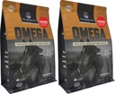 Ómega Wafers de Majestade - Pele Superior Cavalo/Equine, casaco e Imune Suplemento de Suporte - Omega 3, 6, 9 e Biotina (Peppermint, 2 Pack(120 Contagem Total))