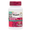 Naturezas Plus Herbal Actives Red Levedura Arroz, Liberação estendida - 600 mg, 60 Mini Comprimidos - Suplemento de ervas - Vegan, Vegetariano, Sem glúten - 30 Servimentos