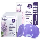 Máscara de olhos a vapor, 10 embalagens Máscara de olhos aquecidos, Auto aquecimento descartável SPA Warm Compress for Eyes Sleep Máscara, Relaxante Máscaras de olhos de umidade, Viagens Essenciais e presentes de relaxamento (Scente de lavanda)