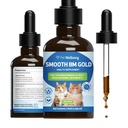 Bem-estar animal de estimação BM Ouro para gatos - alívio de constipação suave para felinos - suplemento de ervas naturais 2 onças (59 ml)