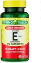 Vitamina E D- Alfa Softgels, 670 mg (1. 000 UI), 60 Contagem