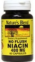 Mistura da Natureza Niacina No Flush 400 mg 60 Cápsulas