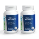 NatureCity True-Vision Eye Health Supplement - Lutein e Zeaxanthin com alta potência Saffron 20mg - Blue Light Protection, Support Visão Central e Noite (60 Cápsulas Veggie)