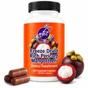 Cápsulas de Mangosteen Pericarp – Orgânico Freeze Força em pó seco, rico em 56+ Xantones e flavonóides potentes, ORAC Alto – 120 Cápsulas Veggie