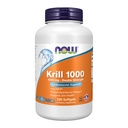 Now Foods Supplements, Neptune Krill, Double Strength 1000 mg, Phospholipid-Bound Omega-3, 120 Softgels
