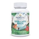 Naturals nórdicos Kids Calm Gummies - Morango Melancia - 60 Gummies - Magnésio L-Teanina Suplemento - Acalmando para Crianças - Apoio Relaxamento - Até 60 Servings