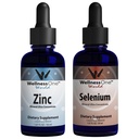 Bem-estarUm líquido iônico Zinco & Selenium Liquid Drops - Zinco Selenium Bundle para apoiar sistema imunológico e tireóide e saúde do coração - 1,67 fl oz Zinco & Selenium Liquid Drops