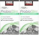 Fator de força ProbioSlim + Prebiótico Fiber Weight Loss Suplemento para Mulheres e Homens, Probiótico e Prebiótico Digestive Health Support com extrato de chá verde e Psyllium Husk Fibra, 120 Cápsulas