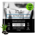 Orlo DHA – Vegan DHA Supplement (EPA & DHA) – Omega 3 Fish Oil & Krill Alternative – Óleo de Álgas Omega-3 planta-baseado – Cérebro & Coração Suporte (60 Mini Arrotos Softgels)