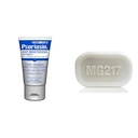 Psoriasina Hidratante Pomada e MG217 Sabonete Esfoliante para Psoríase - 4,2 oz & 3,2 oz